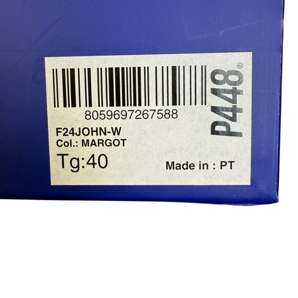 P448 John low top sneaker in margot with lace-up style glittery laces women's 40 - Picture 13 of 14